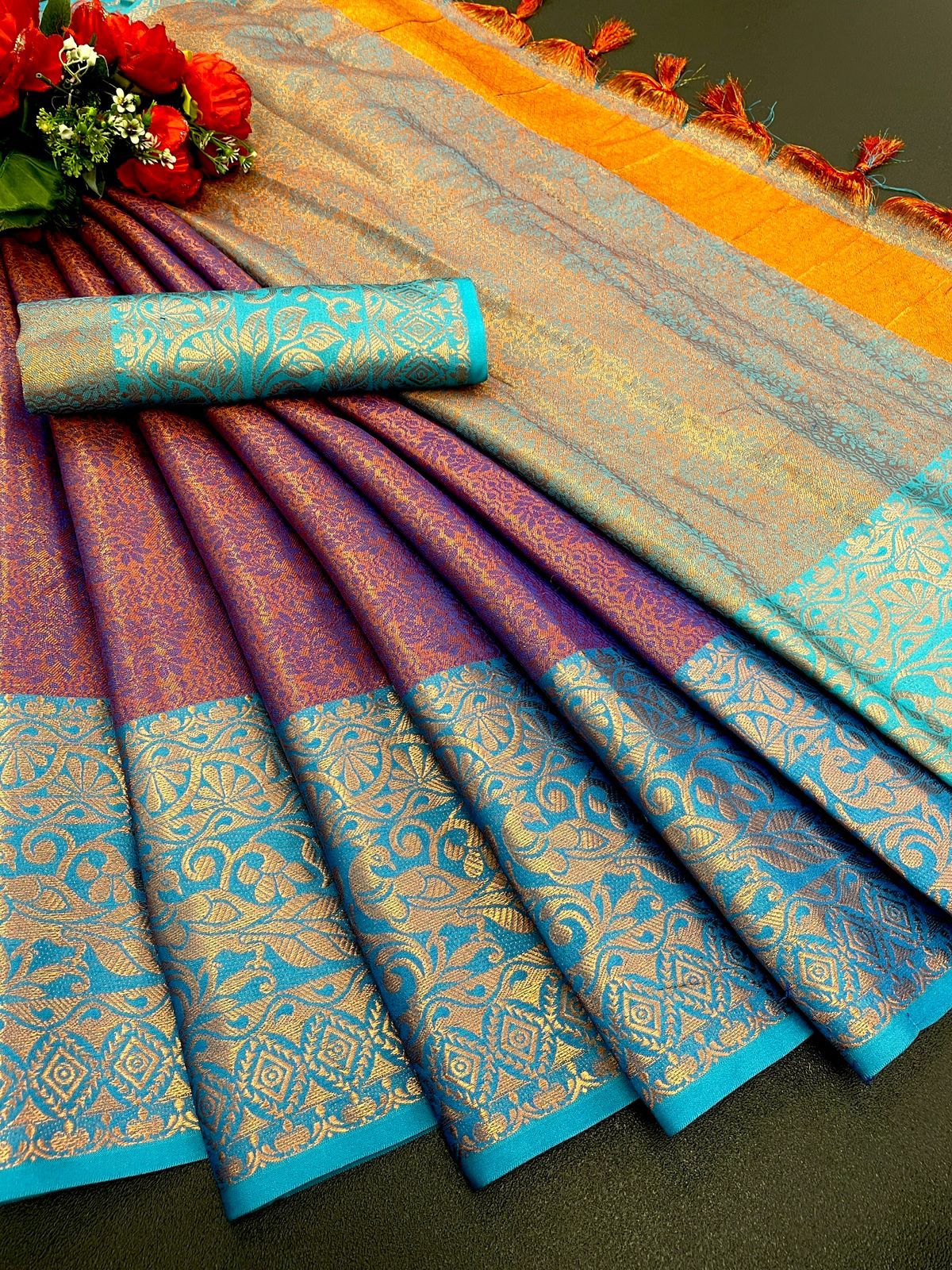 Aab Kanchivaram Colors Silk Non Catalog Sarees Catalog